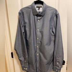 Banana republic, dress shirt TALL, non-iron, tailored, slim, fit